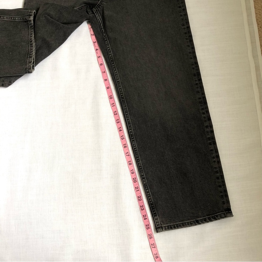 NWT Everlane The Way High Organic Cotton Straight Leg Jeans | Black, Size 30 - Picture 9 of 12